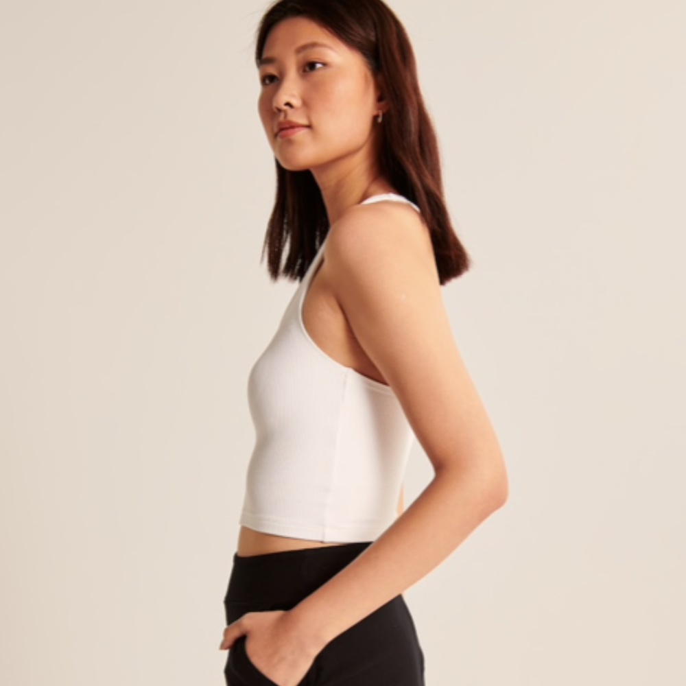 Abercrombie Seamless Ribbed Racerback Tank, XS - Picture 5 of 6